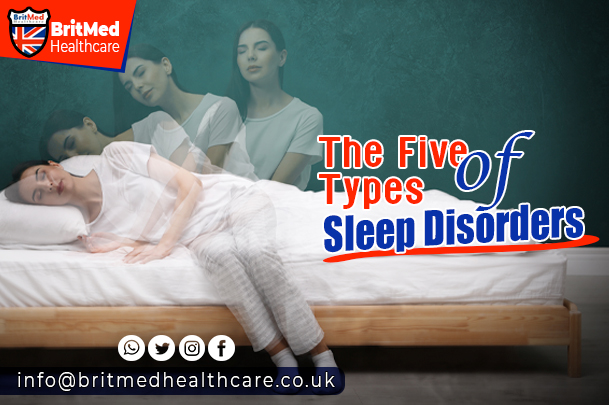 The five types of sleep disorders