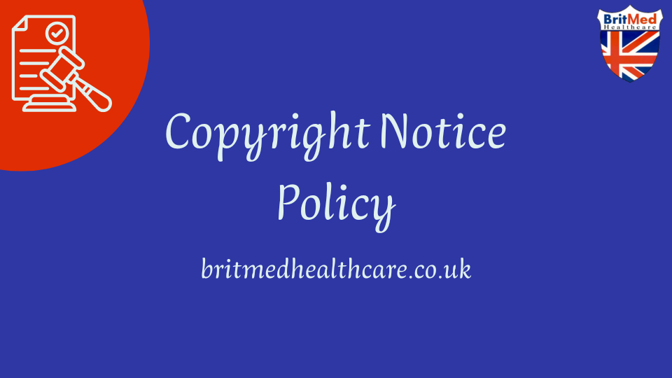 Britmed Copyright Notice Policy